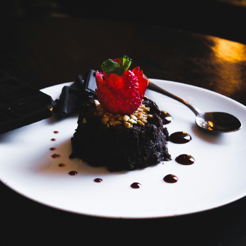 Decadent Dark Chocolate Lava Cake
