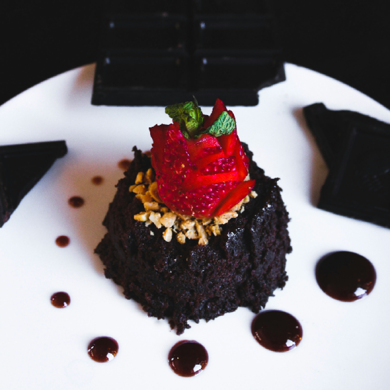 Decadent Dark Chocolate Lava Cake