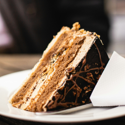 Vanilla Layer Cake Slices