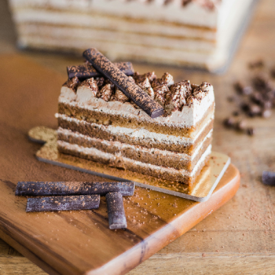 Vanilla Layer Cake Slices