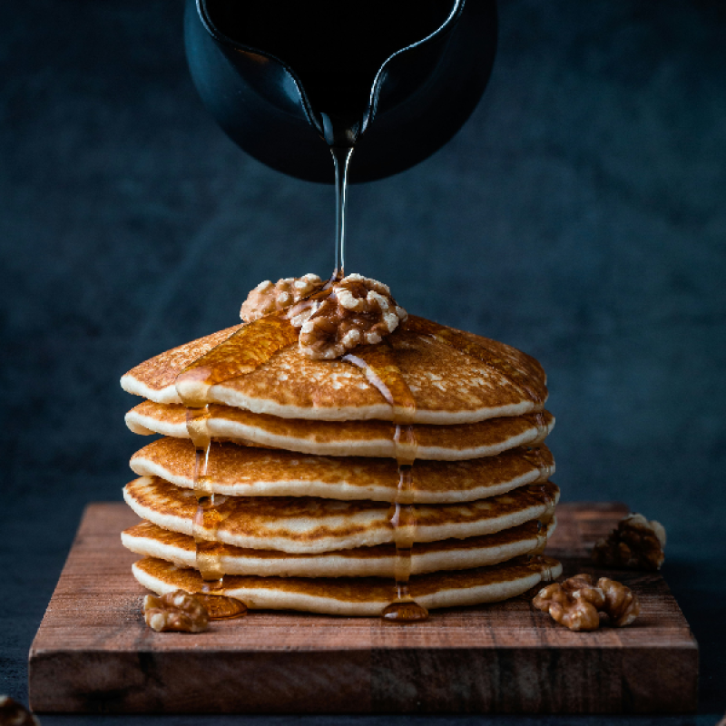 Blueberry & Blackberry Oat Pancakes