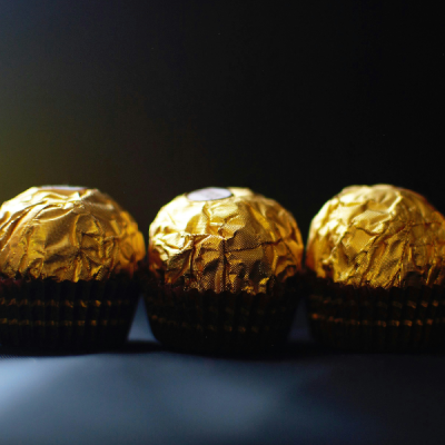 Golden Hazelnut Truffles