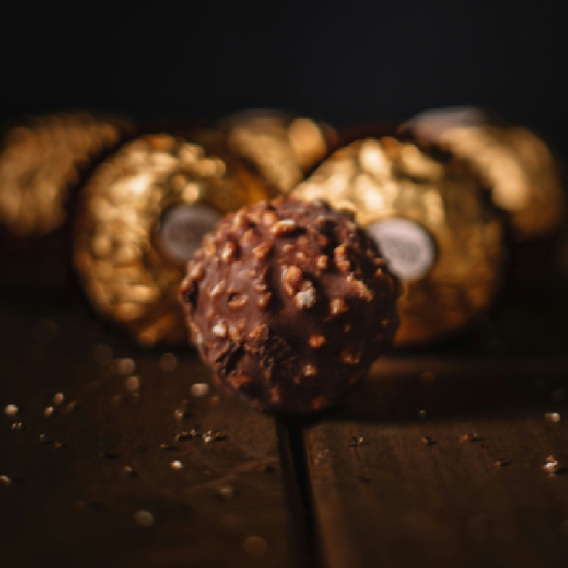 Golden Hazelnut Truffles