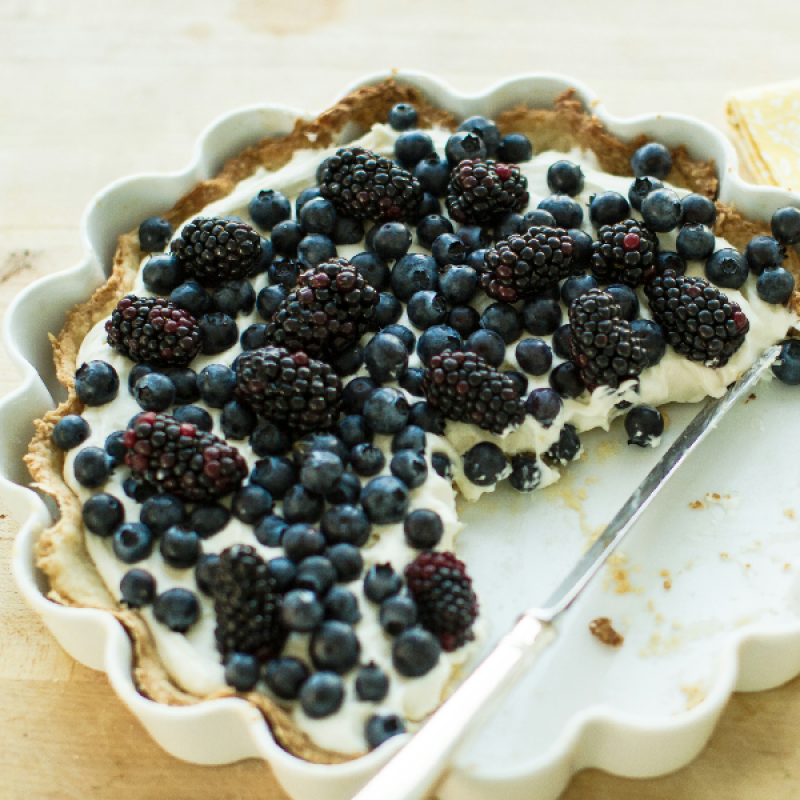 Mixed Berry Cream Tart